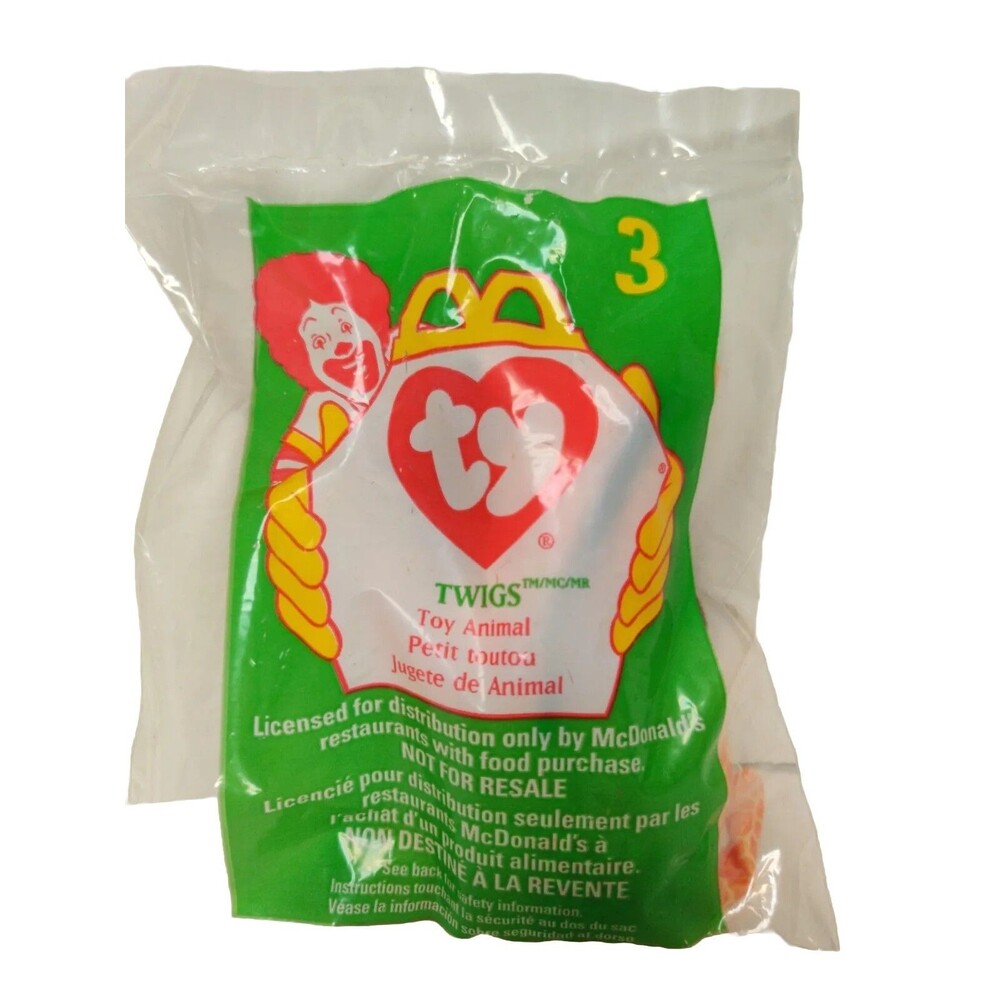 McDonalds Teenie Beanie Baby Twigs- SEALED